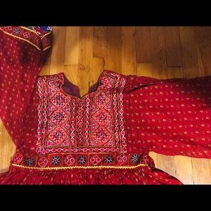 Boho Afghan Dress
